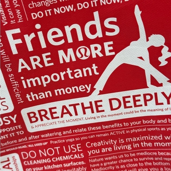 LULULEMON reuseable shopping bag snap close 12x9x4 - Picture 3 of 4